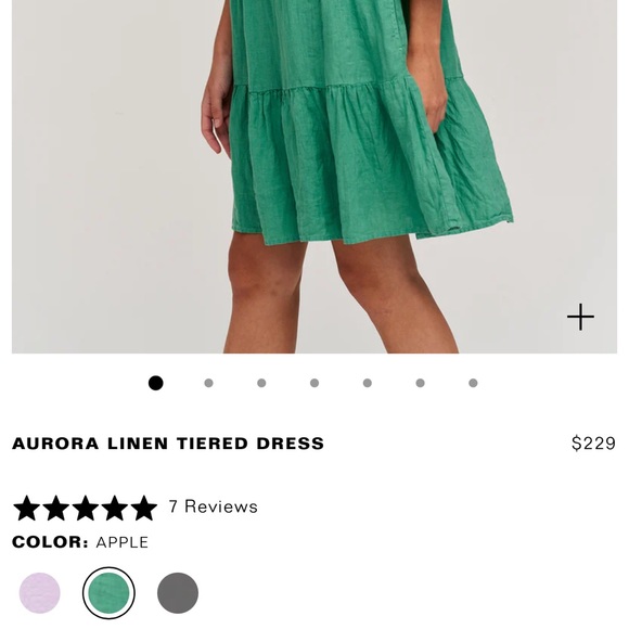 Aurora Linen Dress - Picture 5 of 9
